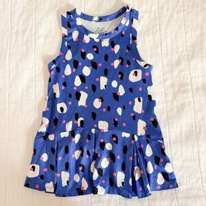 Hanna Andersson Girls Active MadeForSun UV Dress Drop Waist Size 4 100